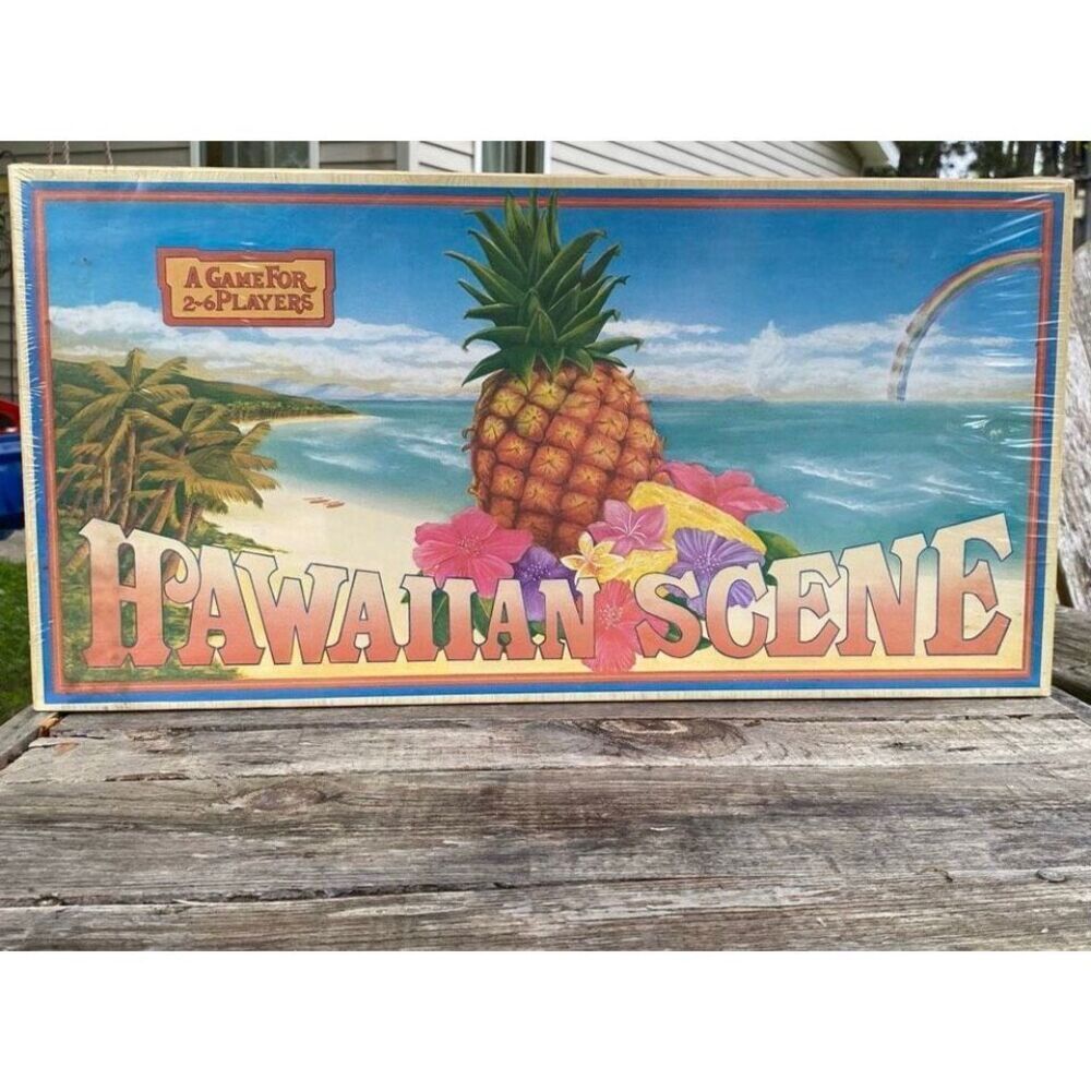 1977 Hawaiian Scene Board Game Sealed NOS Rare Retro Hawaii Collectible